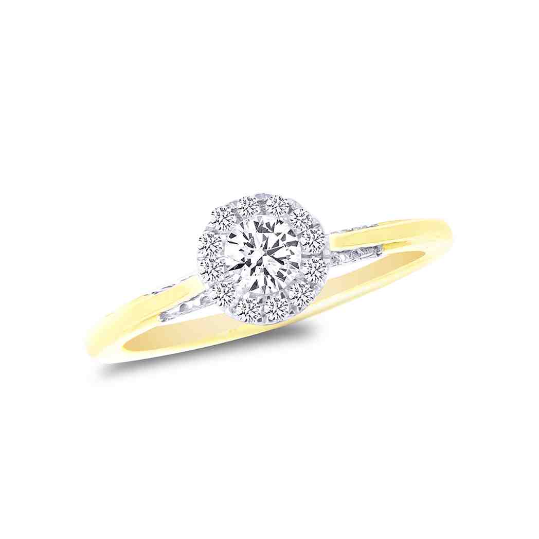 Round Brilliant Cut Diamond Engagement Ring LR11673A